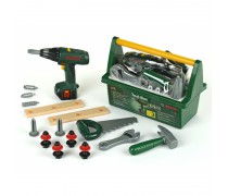 Žaislinė įrankių dėžė vaikams | Su elektriniu atsuktuvu ir priedais | Bosch | Klein